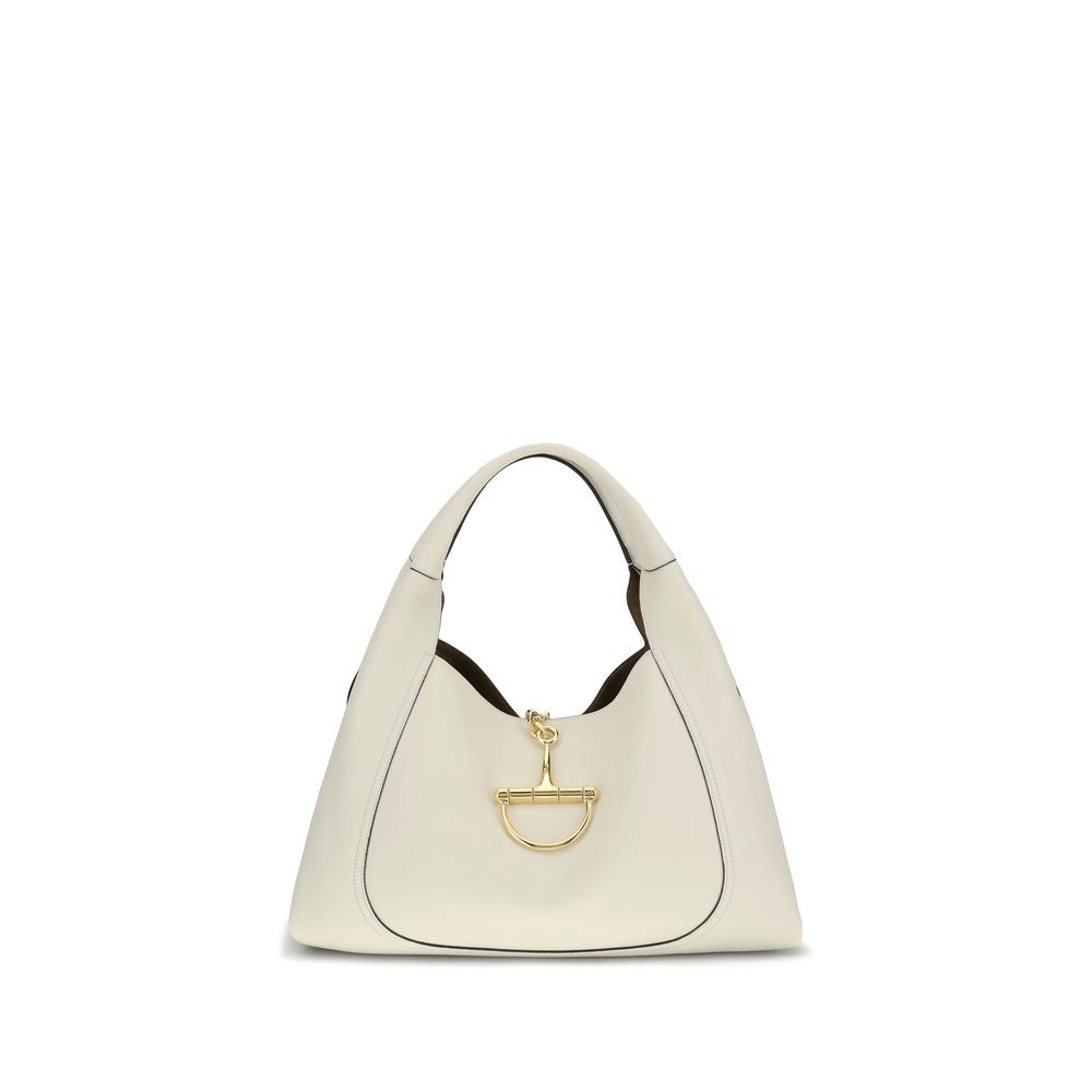 Gucci Handbag - White Calf Leather Bos Taurus Shoulder Bag