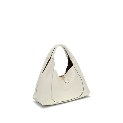 Gucci Handbag - White Calf Leather Bos Taurus Shoulder Bag