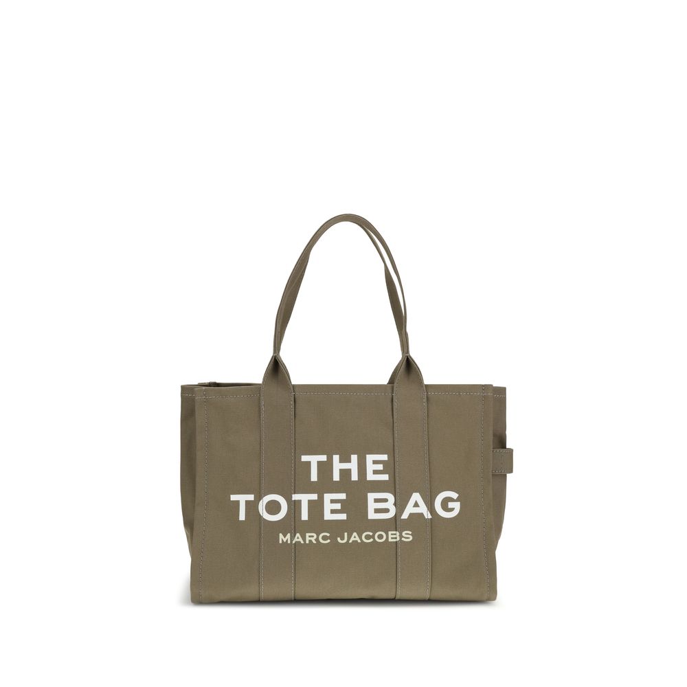 Marc Jacobs laukku Large Green Cotton Shoulder Bag