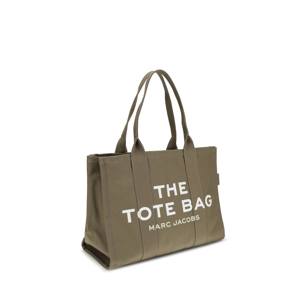 Marc Jacobs laukku Large Green Cotton Shoulder Bag