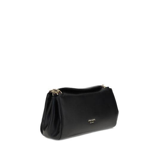 Prada Black Lamb Ovis Aries Aries Shoulder Bag