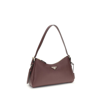 Prada Bordeaux Calf Leather Bos Taurus Shoulder Bag