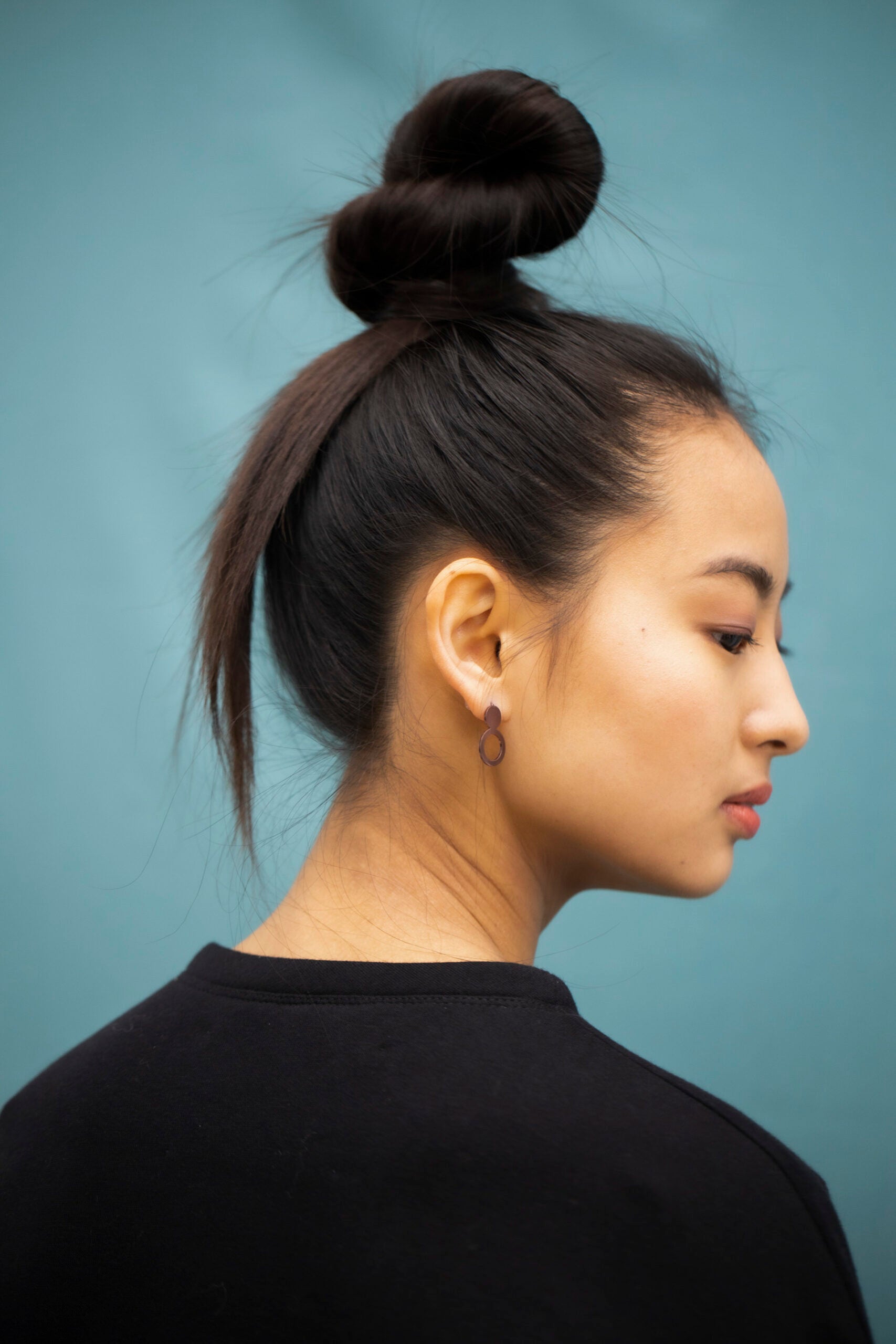 Earrings Arc - Purple