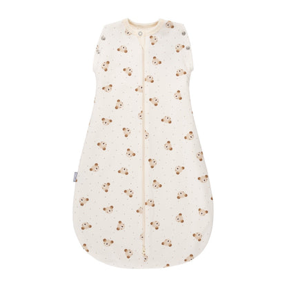 Baby Swaddle and Sleeping Bag 2.5 TOG – Beige / White