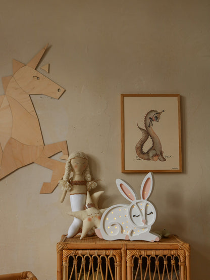 Wooden Wall Decoration - Horse/Unicorn