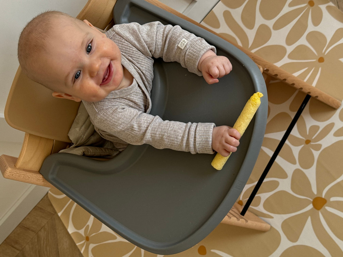 Kids Mealtime Floor Mat, Non-Slip & Waterproof - Daisy Sun
