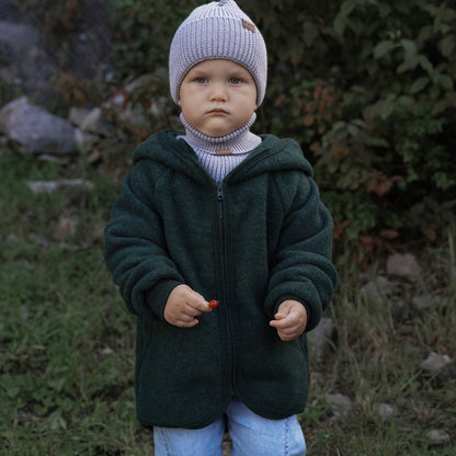 Lambie Cloud Pine Merino Wool Jacket