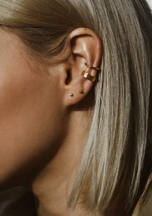 Pin Up Earrings - Gold
