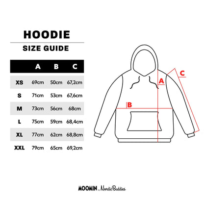 Pippi Longstocking Unisex Heavy Hoodie - Black