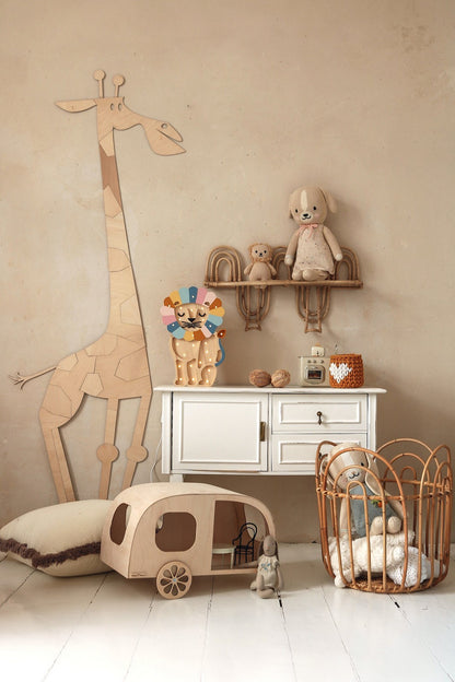 Safari Giraffe – Wooden Wall Decoration