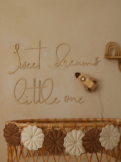Wooden Wall Sign - Sweet Dreams Little One